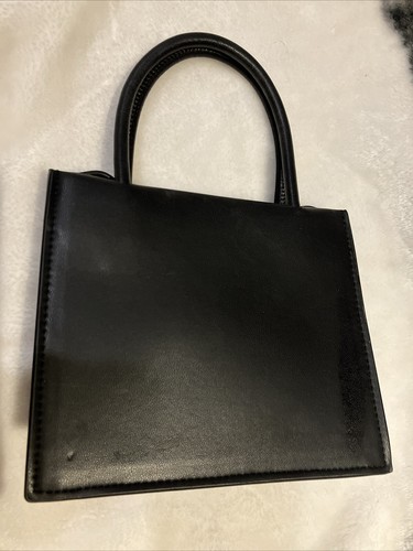 Black vegan handbag purse - vegan,