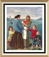 Old 1929 Lithograph AUGUSTUS JOHN Irish Art Print DECORATIVE GROUP