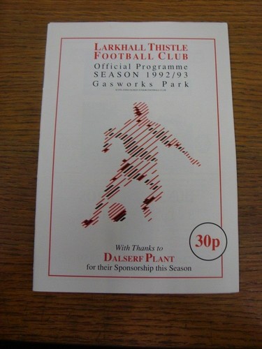 1992 larkhall thistle - 05/09/1992,