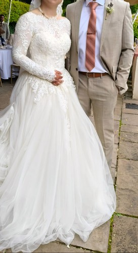 Pronovias long sleeve - long,