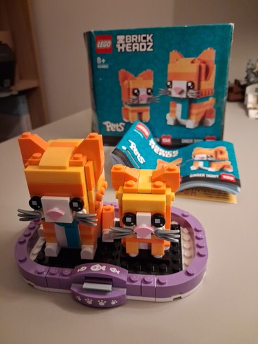 Lego 40480 brick headz kitten - lego,