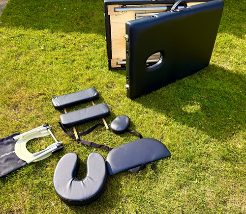 Portable foldable section - foldable, 3-section