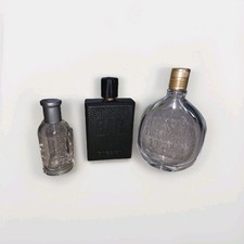 3X Empty Aftershave Bottles (Diesel BAD, Diesel Fuel For Life, Hugo Boss) 