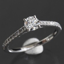 De Beers Diamond 0.3ct Ring US 4.75 PT950 Platinum E1858