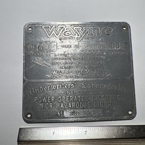 Vintage wayne gas pump - wayne,