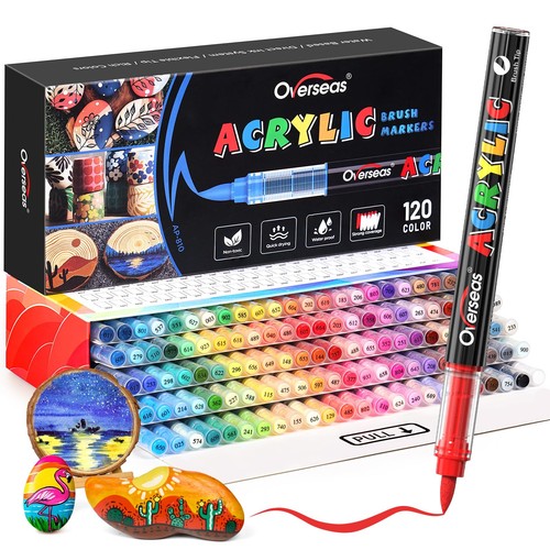 Overseas acrylic paint markers - paint,