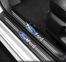 4Pcs Car Threshold Strip Door Plate Sill Scuff Cover Sticker for Ford New
