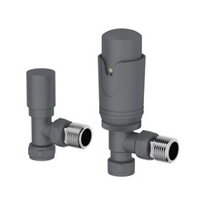 Angled Anthracite Thermostatic