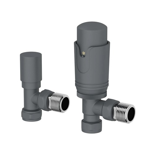 Angled anthracite thermostatic - anthracite,