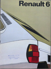 Renault R6 brochure brochure