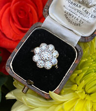 Diamond Daisy Cluster Ring