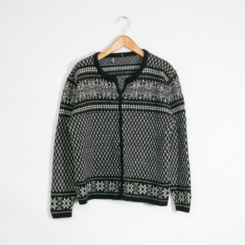 Vintage fair isle cardigan - vintage,