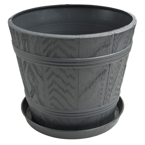 Barrel planter flower - flower, with