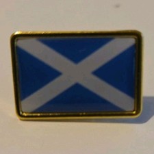 SCOTLAND Scottish Metal Flag