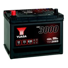 YUASA Car Battery 12V 72Ah 630A B5 T1 Starter SMF Fits Austin Ambassador 2.0