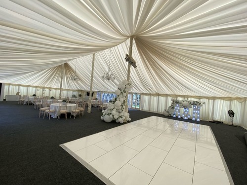 Used white dance floor - floor, –