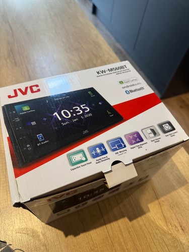 Jvc m560bt double din - kw-m560bt, 6.8