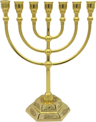 Traditional jewish menorah - menorah,, 7