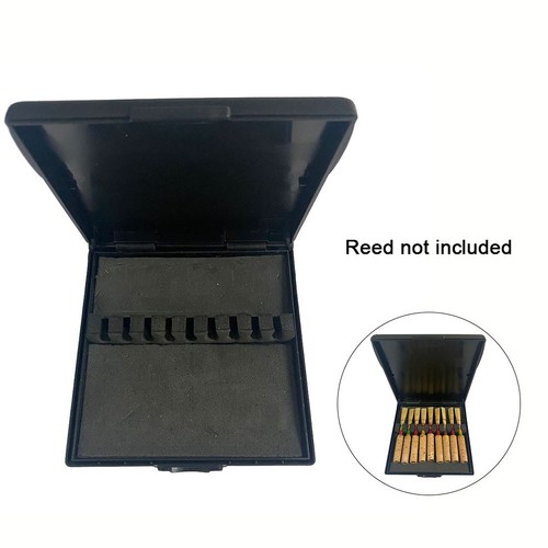 Black bassoon reeds case with - reeds,