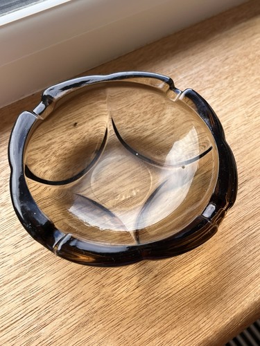Vintage brown smoked glass - vintage,