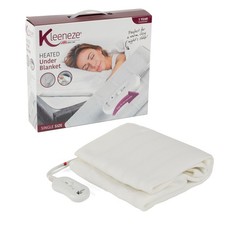 Kleeneze Electric Heated Under Blanket – Single, 3 Heat Settings, 35W, Open Box