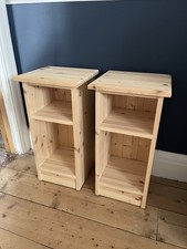 Pine Bedside Tables x2