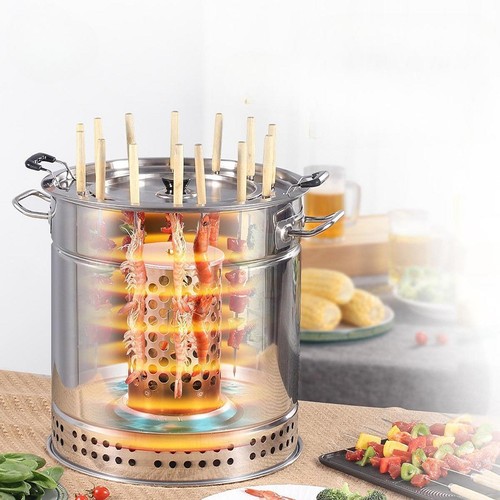 Barbecue hanging grill - barbecue, barrel