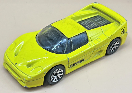 Matchbox ferrari f50 - matchbox, yellow