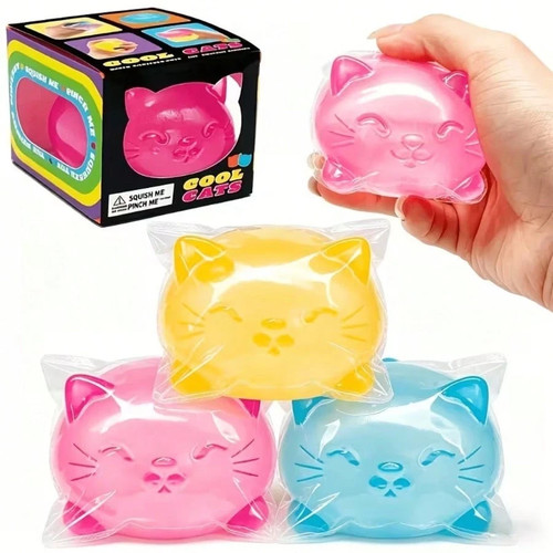 Cute cat squishy stress - cat,