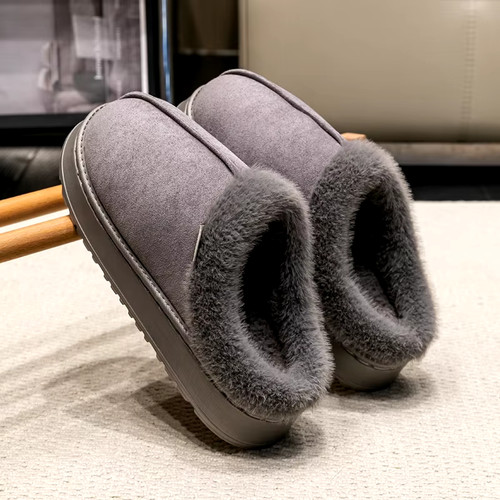 Fluffy men winter - winter, slippers