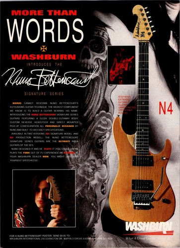 Nuno bettencourt washburn - nuno,