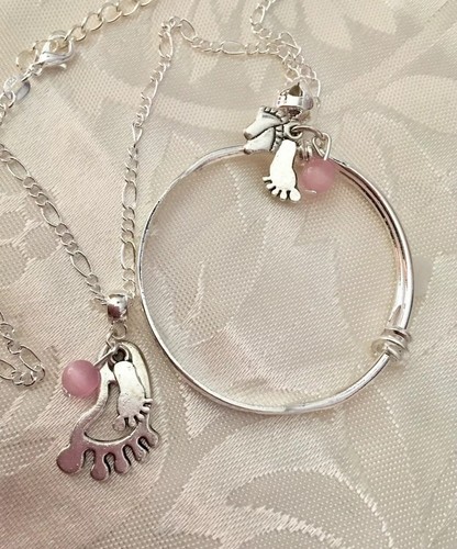 Footprint gem silver - footprint&gem, 16/18”silver