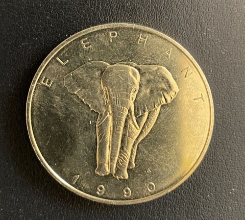 Elephant medallion coin world - medallion,