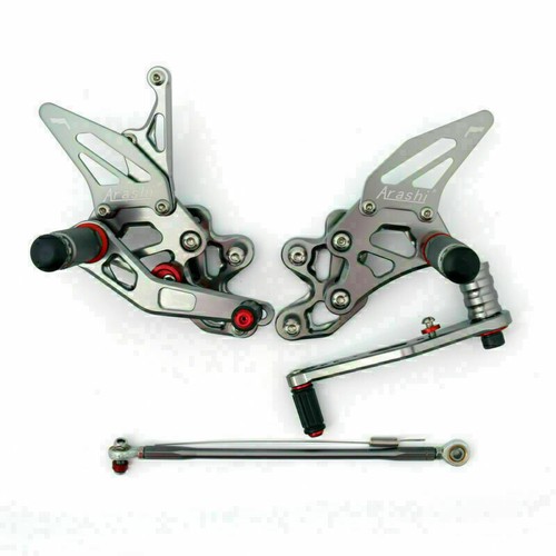 Aluminum rearsets footpegs - aluminum,