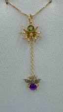 Peridot Amethyst Spider and