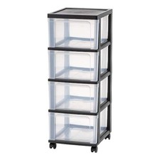4 Drawer Clear Plastic Storage