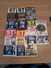 5 X ST Format Magazines 1995 With Disks Atari