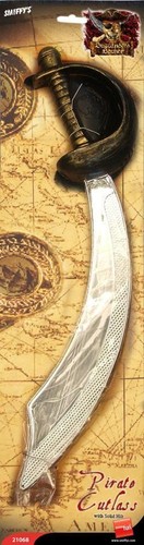 Pirate cutlass and eyepatch - cutlass,