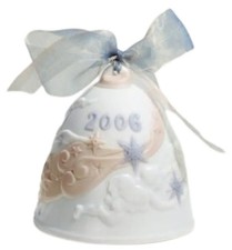 Lladro Christmas Bell Glazed