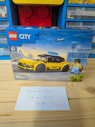Lego city yellow taxi - taxi,
