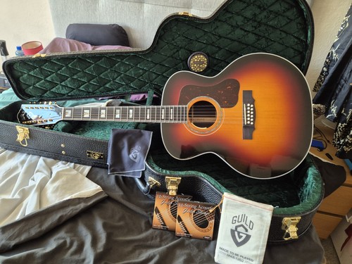 Guild 512e acoustic guitar - guild,
