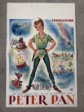 Peter Pan (1960s RR) Original Belgian Movie Poster