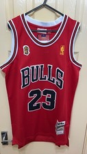 NBA MICHAEL JORDAN #23 CHICAGO BULLS SWINGMAN JERSEY T-SHIRT RED
