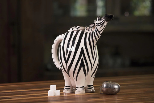 New blue sky clayworks zebra - new,