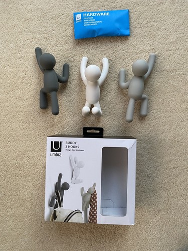 Umbra buddy hooks - umbra, x3