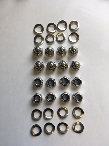 Lambretta stainless nyloc dome - stainless,
