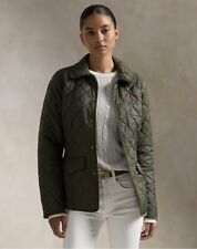 Jack Wills Jacket Medium UK 12 Quilted Puffer Coat  Collared Womens