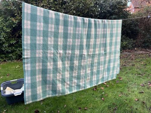 Vintage checked welsh - welsh, wool