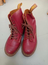 Doc Martens vintage cherry red