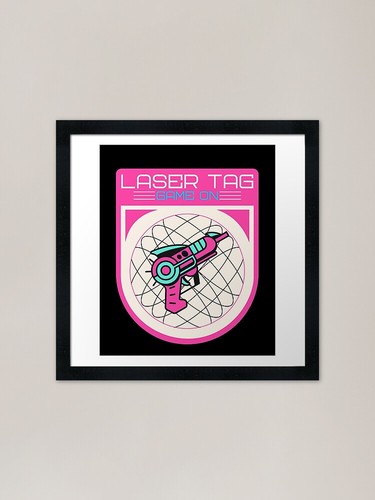 Laser tag game emblem - laser,